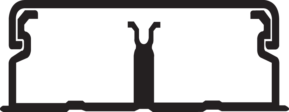 40x12,5 //40x12,5 Adhesive Trunking