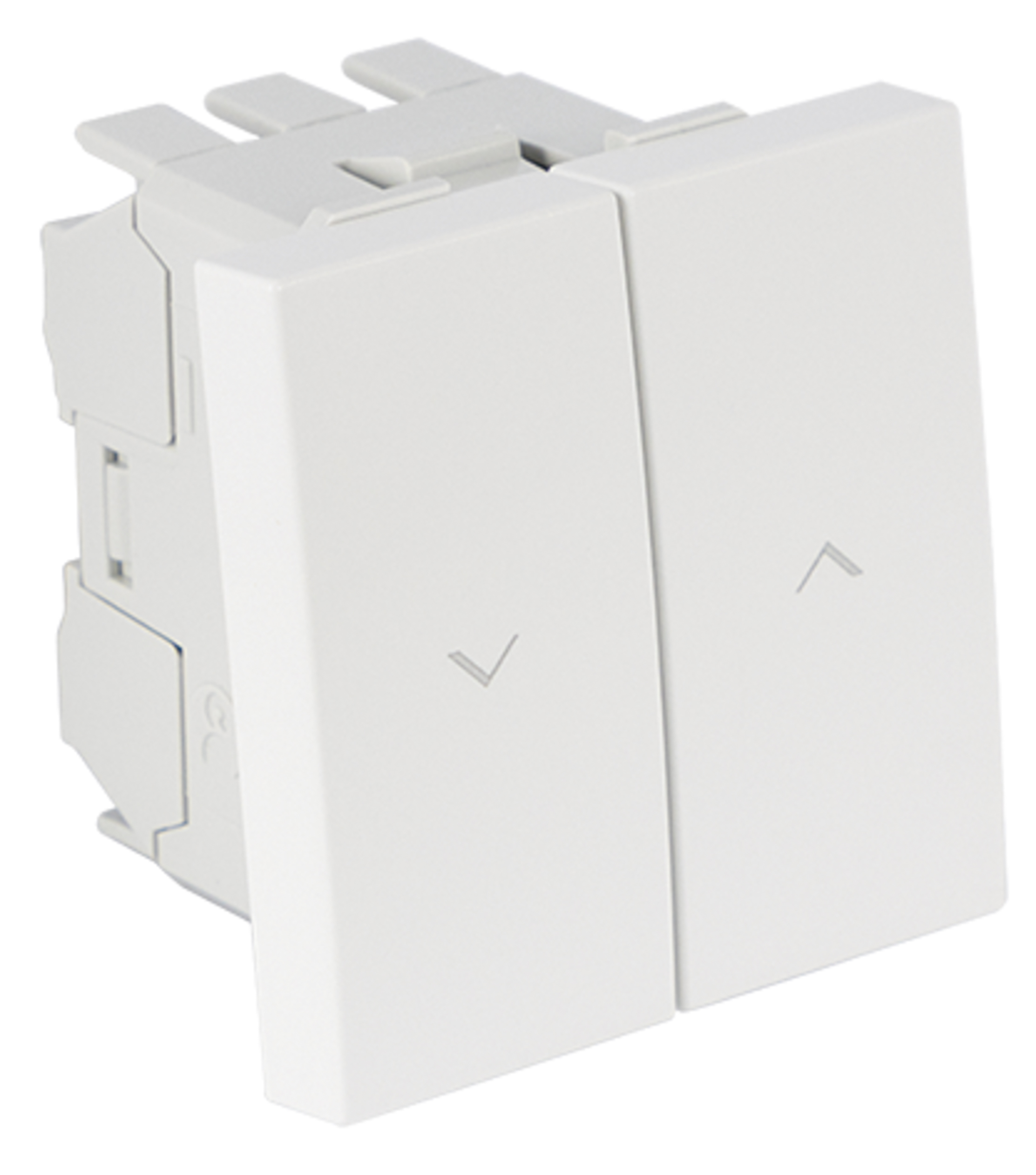 Electric Shutters Switch with Mechanical Blockage - 2 Modules