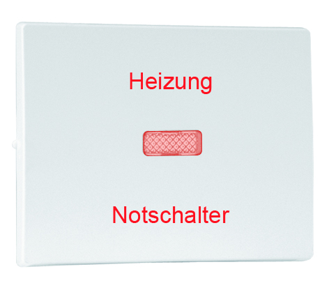 Tecla para Luminosos com Tampografia