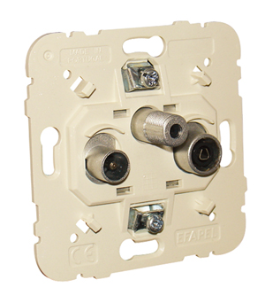 R - TV - SAT Socket Star Connection