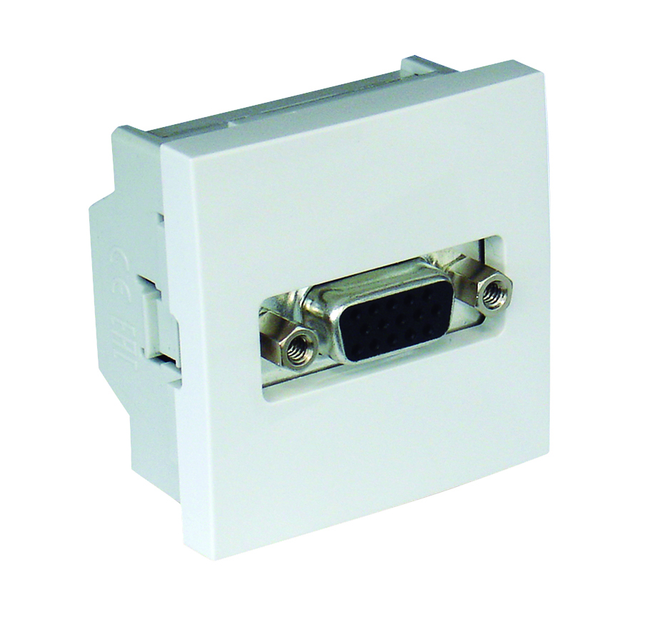 Female HD15 Socket - 2 Modules